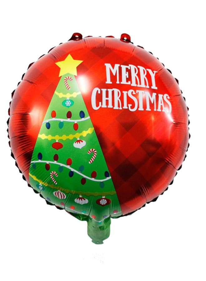 1 pc 18 Inch Christmas Party Balloons Large Size Merry Christmas Red Foil Balloon Adult & Kids Party Theme Decorations for Birthday, Anniversary, Baby Shower Fatio General Trading