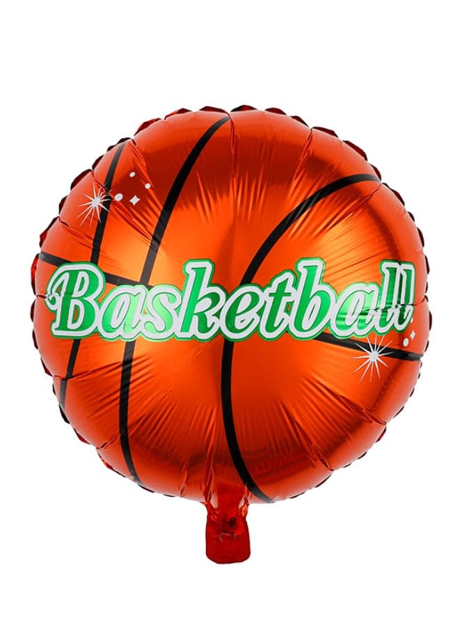 1 pc 18 Inch Birthday Party Balloons Large Size Basketball Foil Balloon Adult & Kids Party Theme Decorations for Birthday, Anniversary, Baby Shower Fatio General Trading