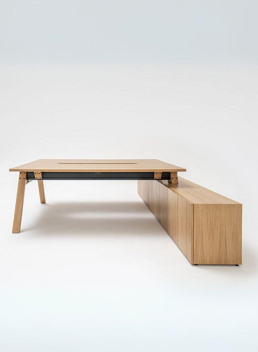 Viga Bench Desk with Storage