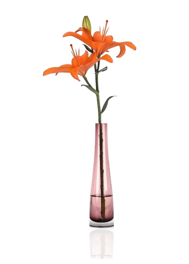 Glass Vase, Cylinder Flower Vase for Floral Arrangements, Weddings, Home Decor or Office