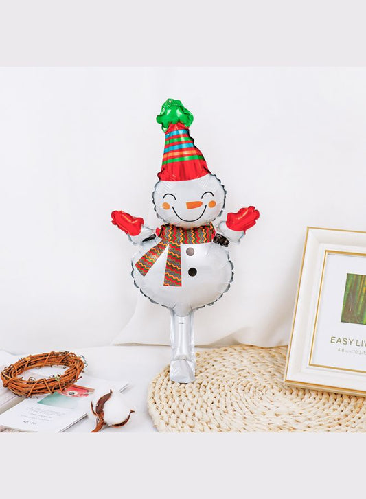 Snowman Christmas Foil Balloon Party Supplies – Festive Holiday Balloon for Christmas Parties