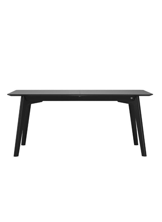 Bordeaux Expandable Table Rectangle (M) - Black Natural Solid Wood