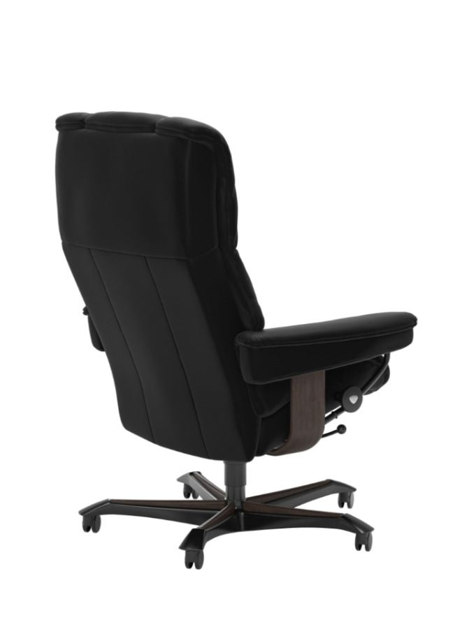 Stressless Mayfair Home Office Leather Chair - back side