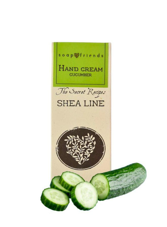 Soap&Friends Hydrating Hand Cream 20% Shea Butter Cucumber - Skin Renewal, 80 ml