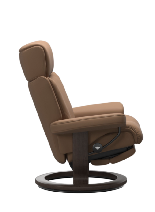 Magic Recliner with Power Leg and Battery - side