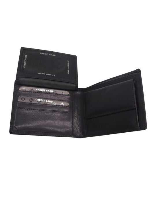 Black Men's Leather Wallet