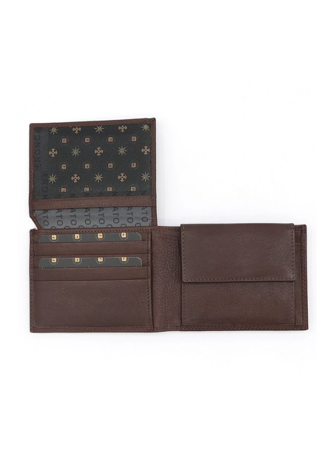 Dark Brown R Roncato Men's Leather Wallet