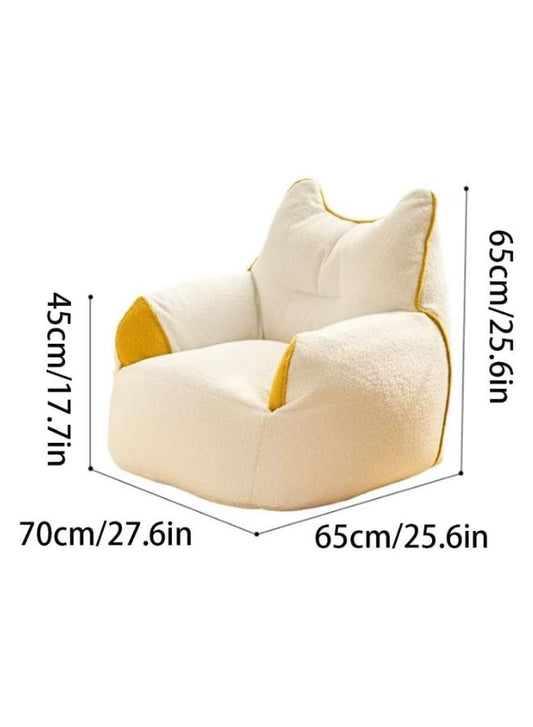 Plush Bean Bag Chair size detail