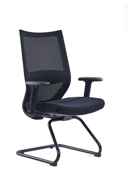 High Back Conference Chair with Lumbar Support, Reclining High Back with Breathable Mesh with Armrest, Comfortable Desk Chairs