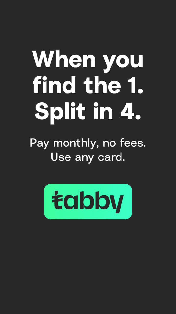 split the payment using tabby