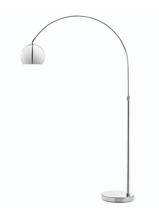Modern Chrome Finish with Foot Switch Lounge Mini Floor Lamp