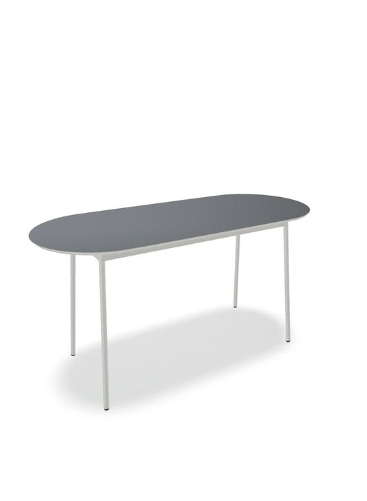 Unit Wooden High Table Oval (Customizable)