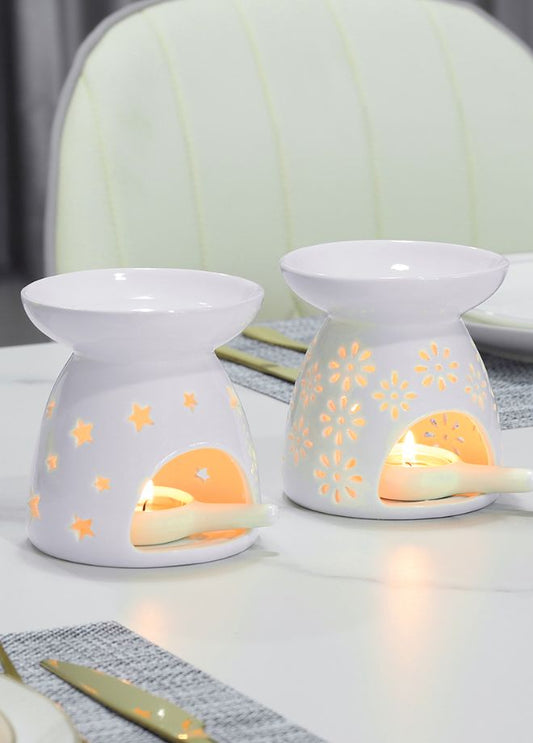 Elegant Decorative Candle Holder - Exquisite Centerpiece for Ambience and Relaxation 2 pcs