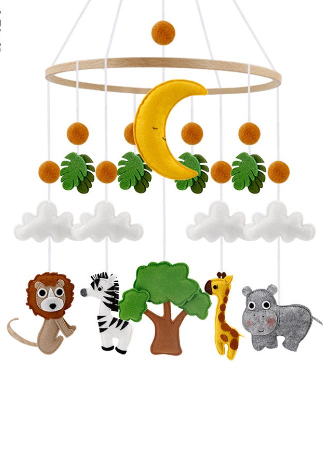 Baby Crib Bed Nursery Mobile Wall Hanging Decor, Baby Bed Mobile for Infants Ceiling Mobile, Cute and Adorable Hanging Decorations, Zoo