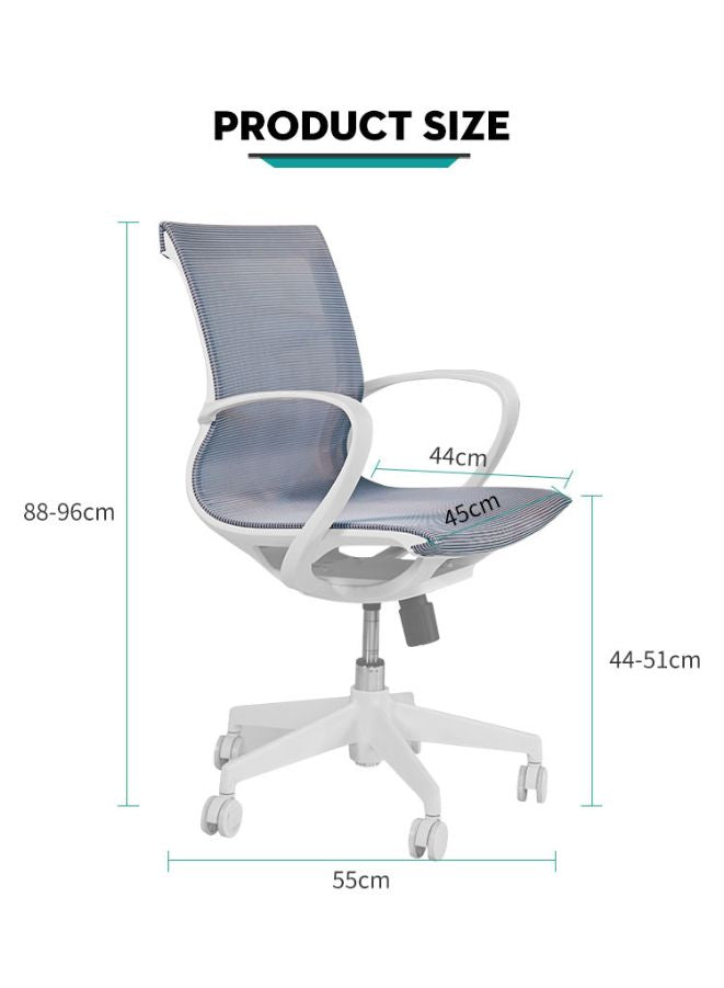 Middle Back Chair Dimensions