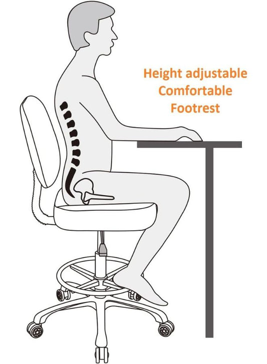 Bar Stool Stand/Footrest – Adjustable Height, Durable Design for Comfortable Seating