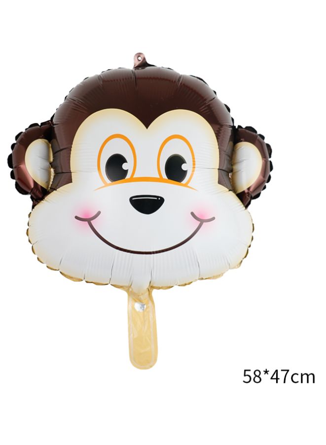 Animal Adventure Awaits: Set of 5 Adorable Animal Cartoon Balloons for Playful Celebrations
