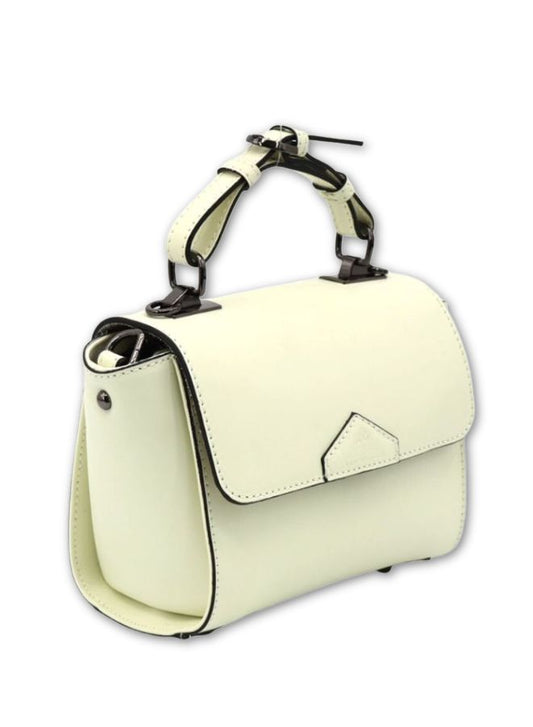 Gai Mattiolo Italian Cow Leather Handbag with 2 Adjustable Shoulder Straps