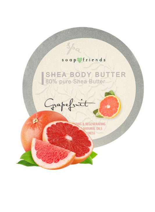 Soap&Friends Grapefruit 80% Shea Butter Moisturizer with Avocado Oil - 200 ml