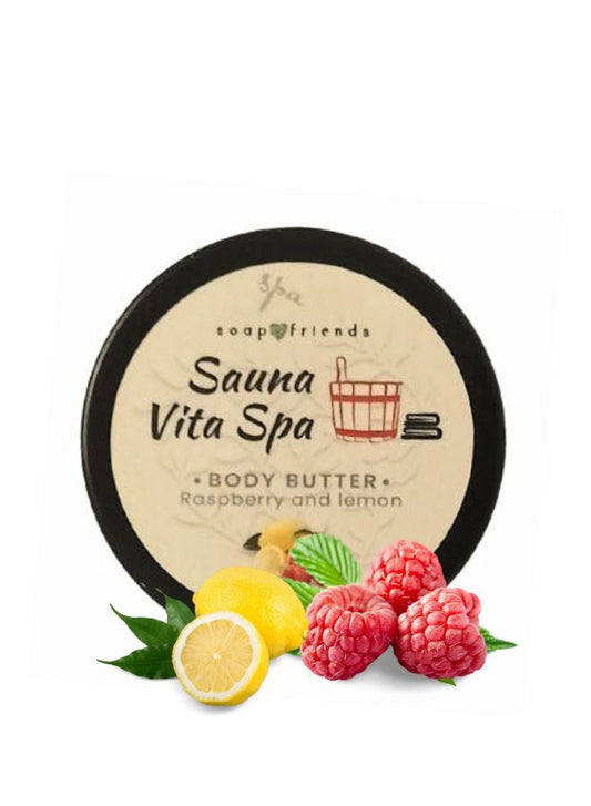 Raspberry Lemon Bliss Body Butter - 50ml |  Luxurious Spa treatment for Your Skin Post-Sauna