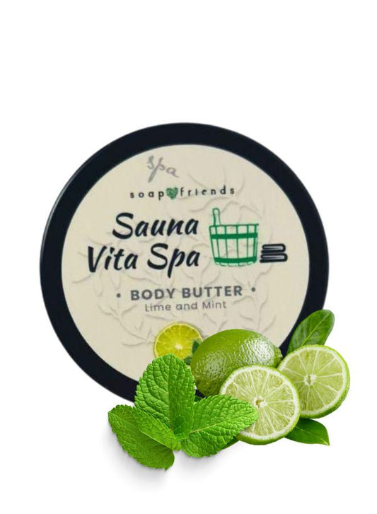 Nourishing Lime Mint 50ml Body Butter | Ideal Post-Sauna Moisturizer for Silky Skin