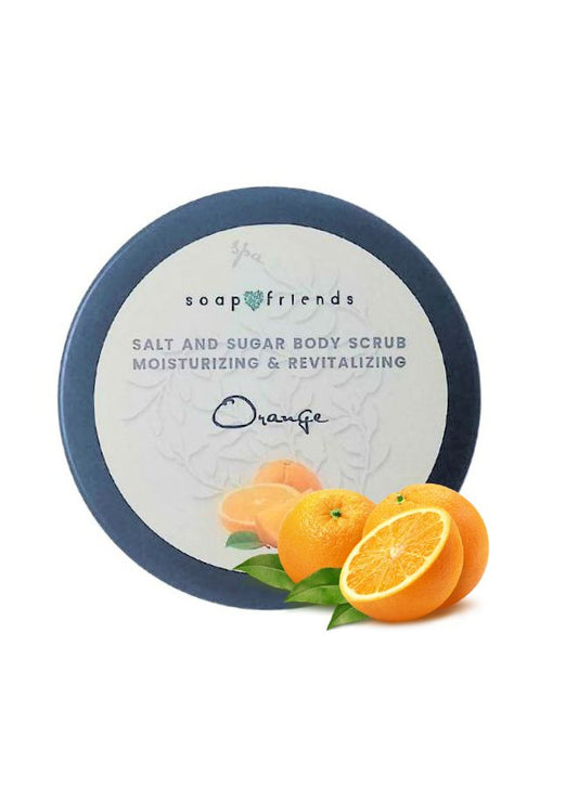 Zesty Citrus Glow - Orange Body Scrub by Soap&Friends-200ml