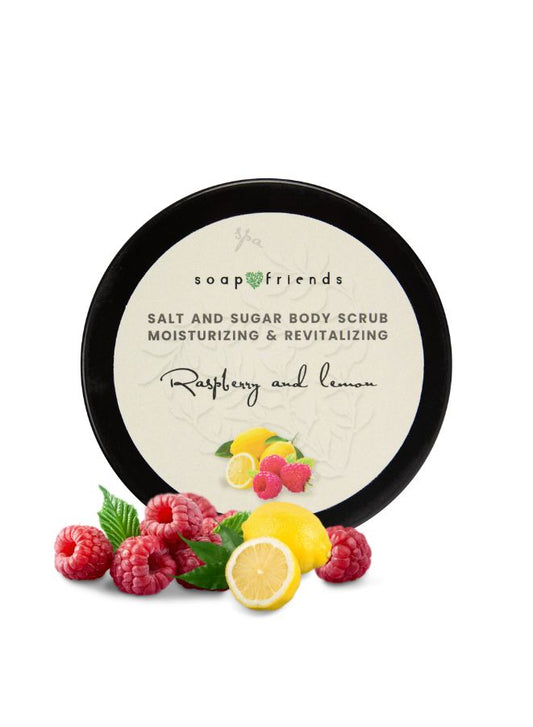 Soap&Friends Raspberry and Lemon Scrub, 200ml