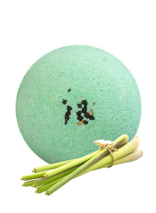 Soap&Friends Lemon Grass Fizzy Bath Bomb Refreshing Citrus Experience, 110g