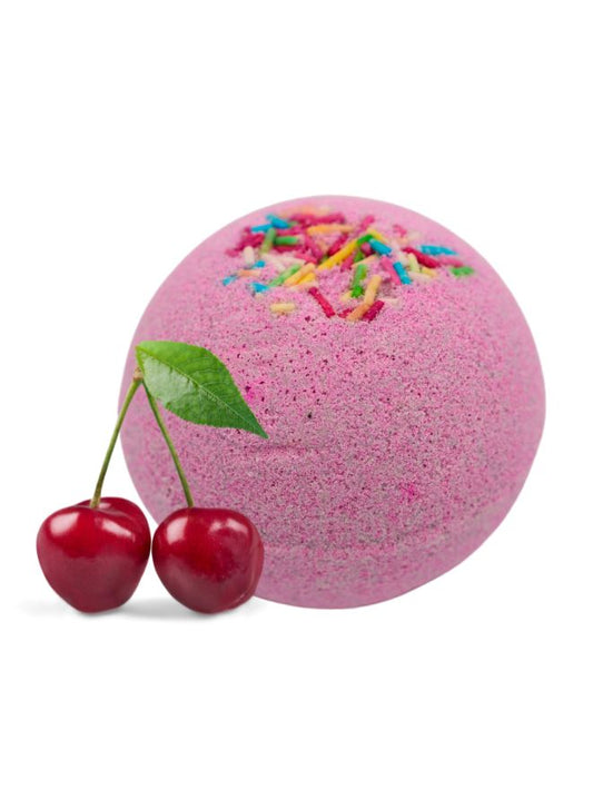 Soap&Friends Cherry Fizzy Bath Bomb - 110g