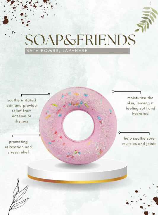 Soap&Friends Japanese Fizzy Bath Donut - 125g