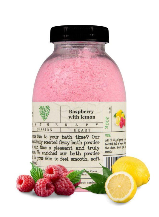 Soap&Friends Fizzy Raspberry with Lemon Bath Powder 200 g