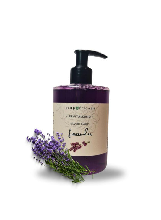 Soap&Friends Lavender Liquid Soap Tranquil Floral Cleanliness, 300 ml