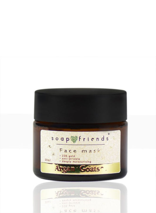 Soap&Friends Argan and Goats Regenerating Face Mask | Nourishing Formula | 50 ml