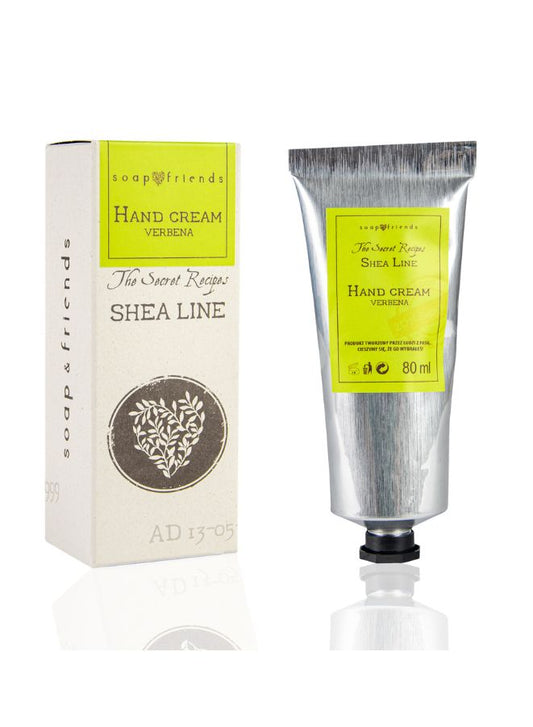 Soap&Friends Regenerating Hand Cream 20% Shea Butter Verbena - Nourishing Formula, 80 ml