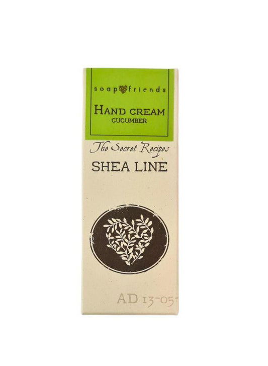 Soap&Friends Hydrating Hand Cream 20% Shea Butter Cucumber - Skin Renewal, 80 ml