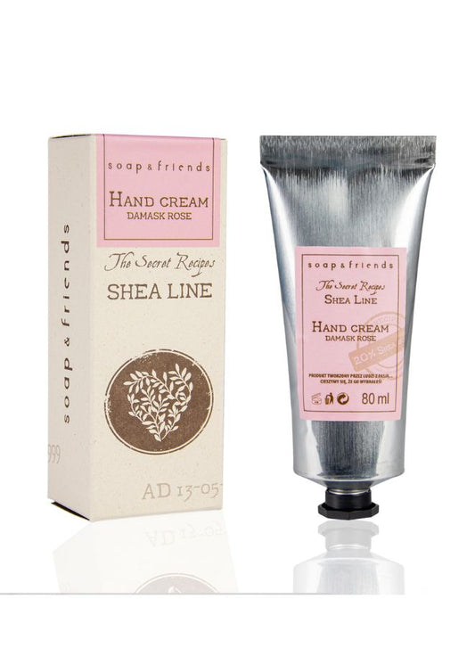 Soap&Friends Luxurious Hand Cream 20% Shea Butter Damask Rose - Best Beauty Buys 2014, 80 ml