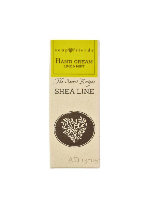 Soap&Friends Refreshing Hand Cream 20% Shea Butter Lime & Mint - Natural Revitalization, 80 ml