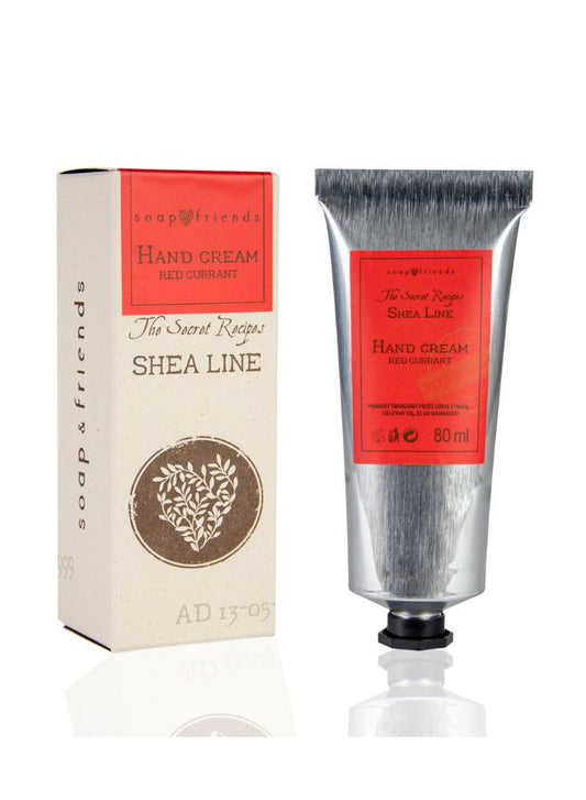 Soap&Friends Revitalizing Hand Cream 20% Shea Butter Red Currant - Skin Rejuvenation, 80 ml