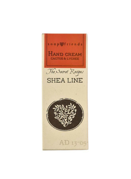 Soap&Friends Exotic Hand Cream 20% Shea Butter Cactus & Lychee - Nourishment with a Twist, 80 ml