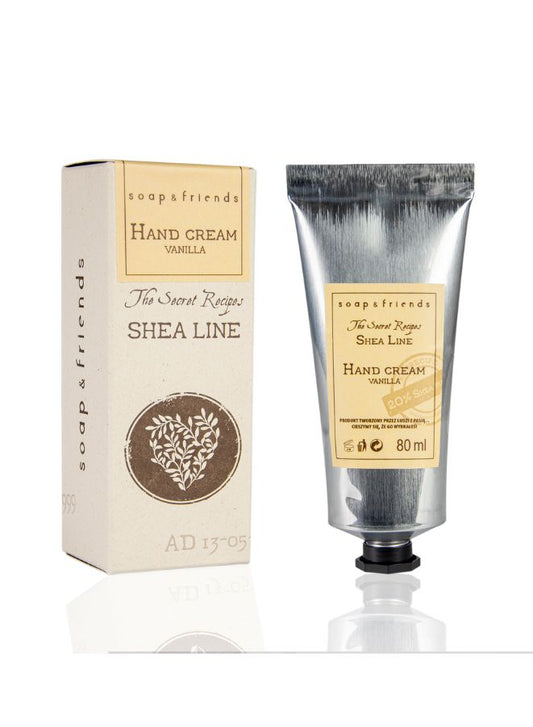 Soap&Friends Comforting Hand Cream 20% Shea Butter Vanilla - Soothing Sensation, 80 ml