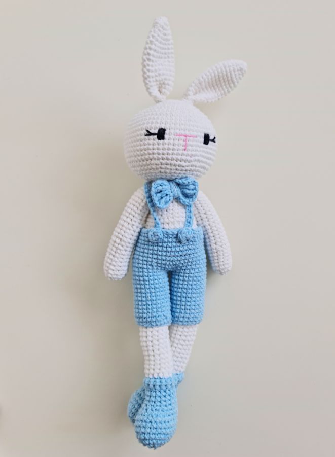 Exquisite Handcrafted Crochet Doll: Enchanting and Huggable Amigurumi Creation, Crafted with Care from 100% Cotton, Ideal for Children, A Thoughtful Gift and Captivating Nursery Accent