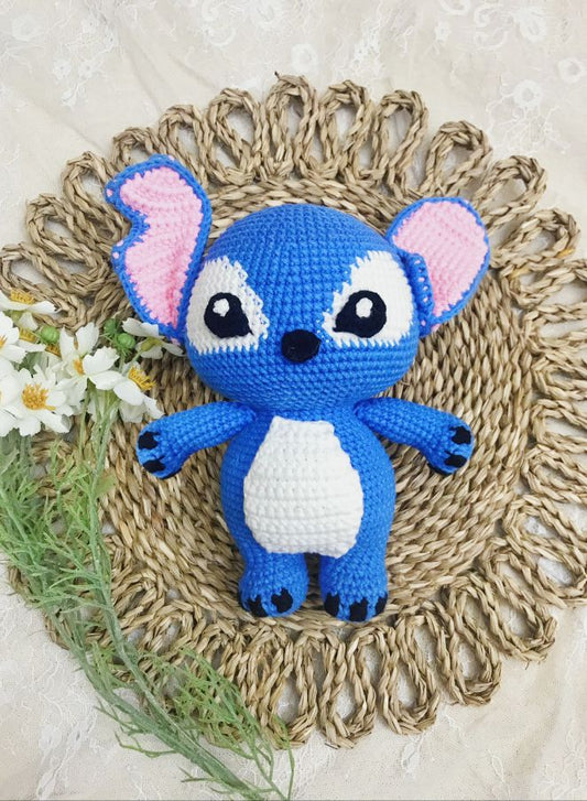 Handmade Crochet Stitch Doll – 21cm Plush Toy