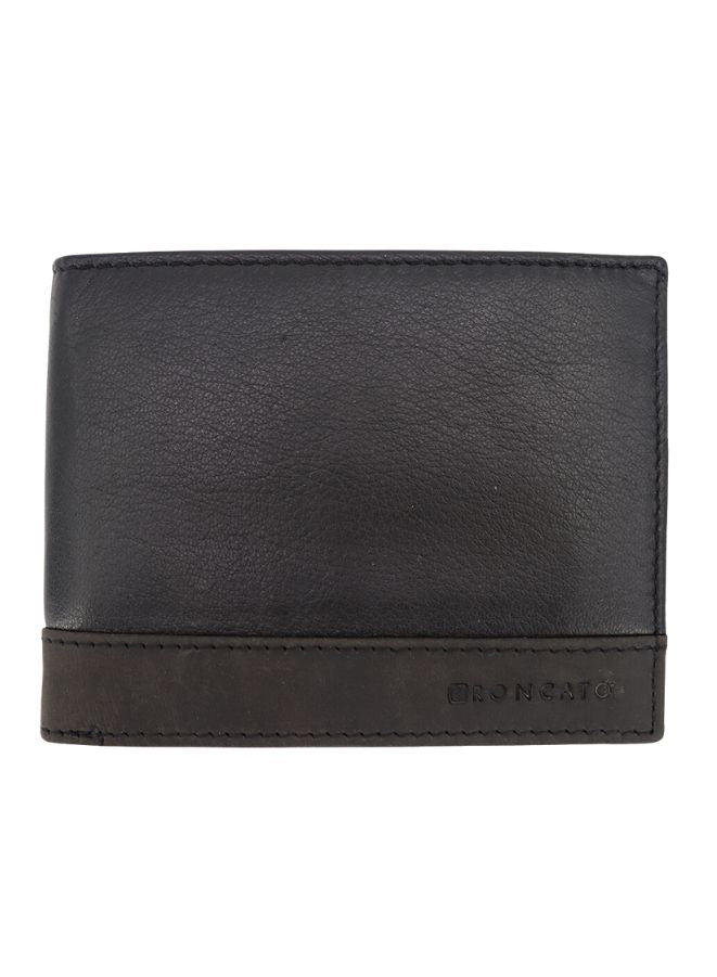 R Roncato Men’s Leather Wallet black