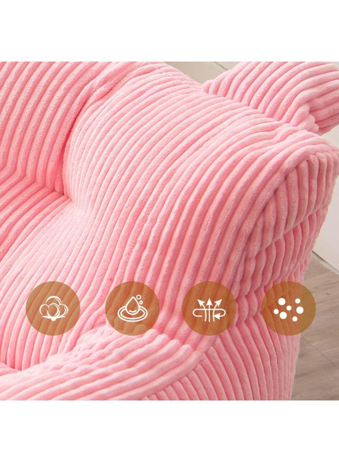 Kids Bean Bag Chair pink features