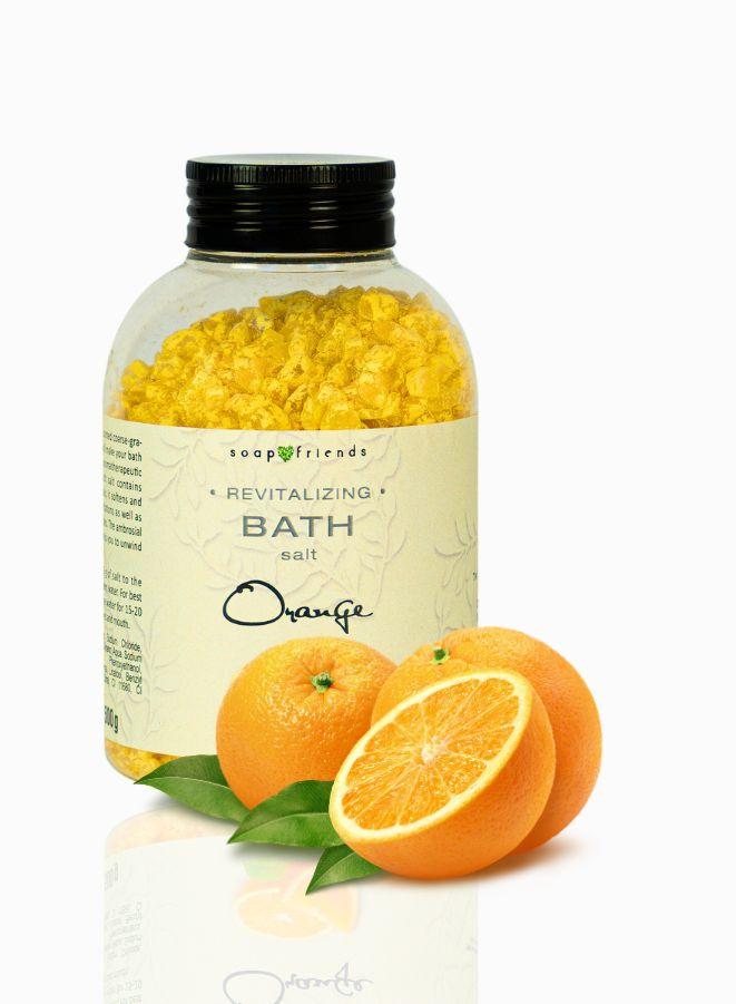 Soap&Friends Citrus Burst Orange Bath Salt with orange