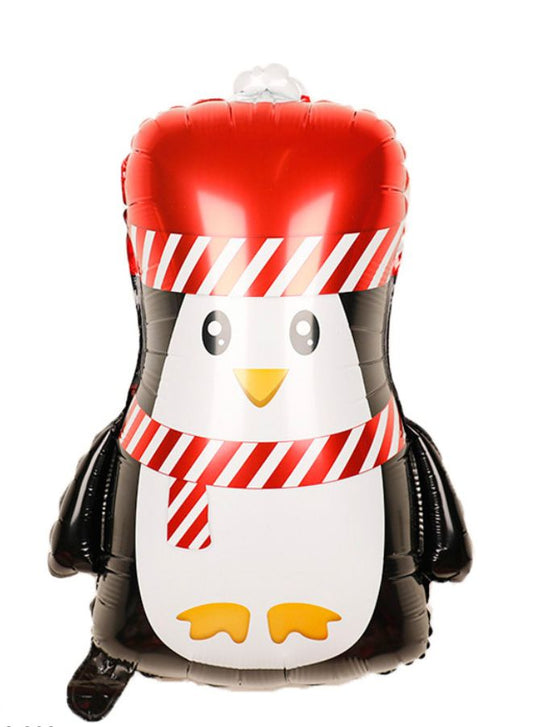 Penguin Christmas Foil Balloon Party Supplies – Fun Holiday Decoration for Christmas Parties