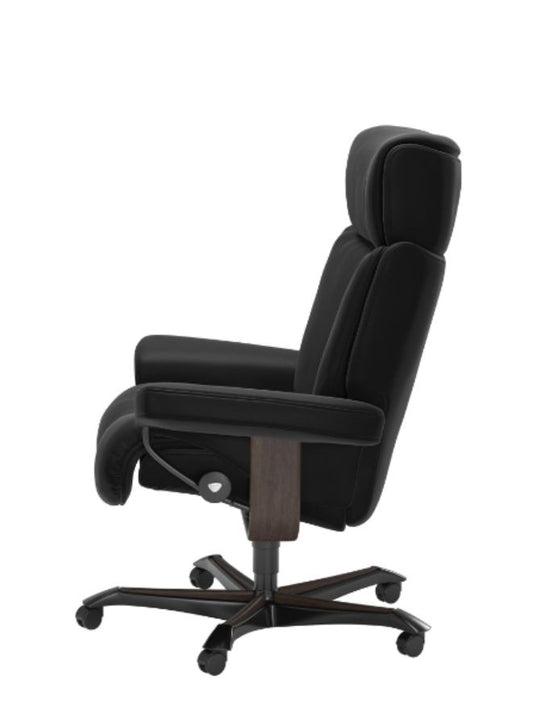 Stressless Magic Office Chair with Adjustable Headrest- side