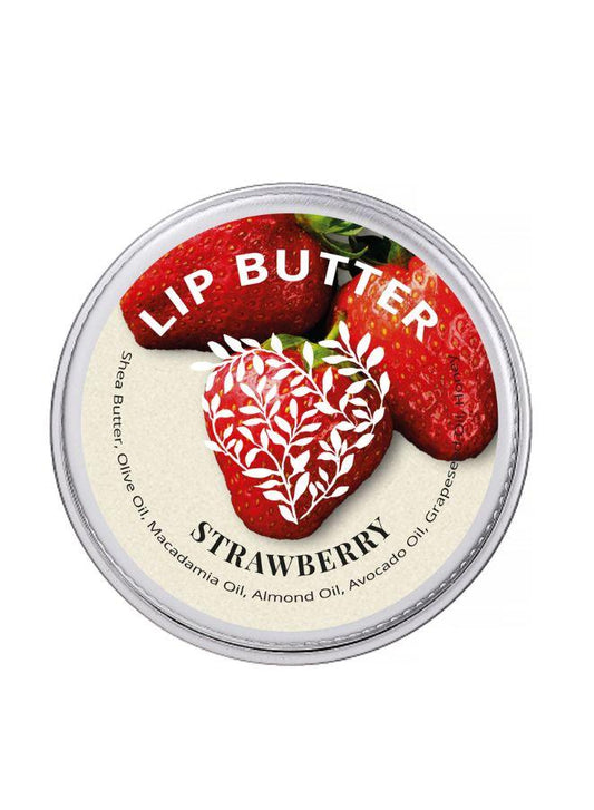 Strawberry Flavour Lip Balm with Shea, Coconut, and Cocoa Butter Infused Bliss for Silky Smooth Lips,15ml