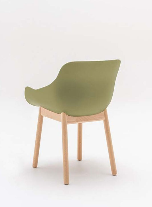 Baltic Basic Chair with Wooden Base (Customizable)