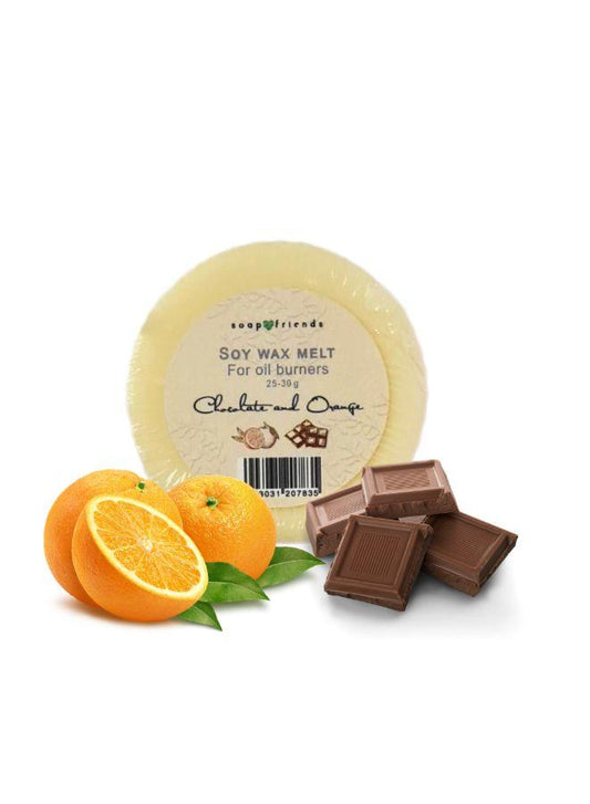 Soap&Friends Chocolate and Orange Beeswax Soap - 30 gram